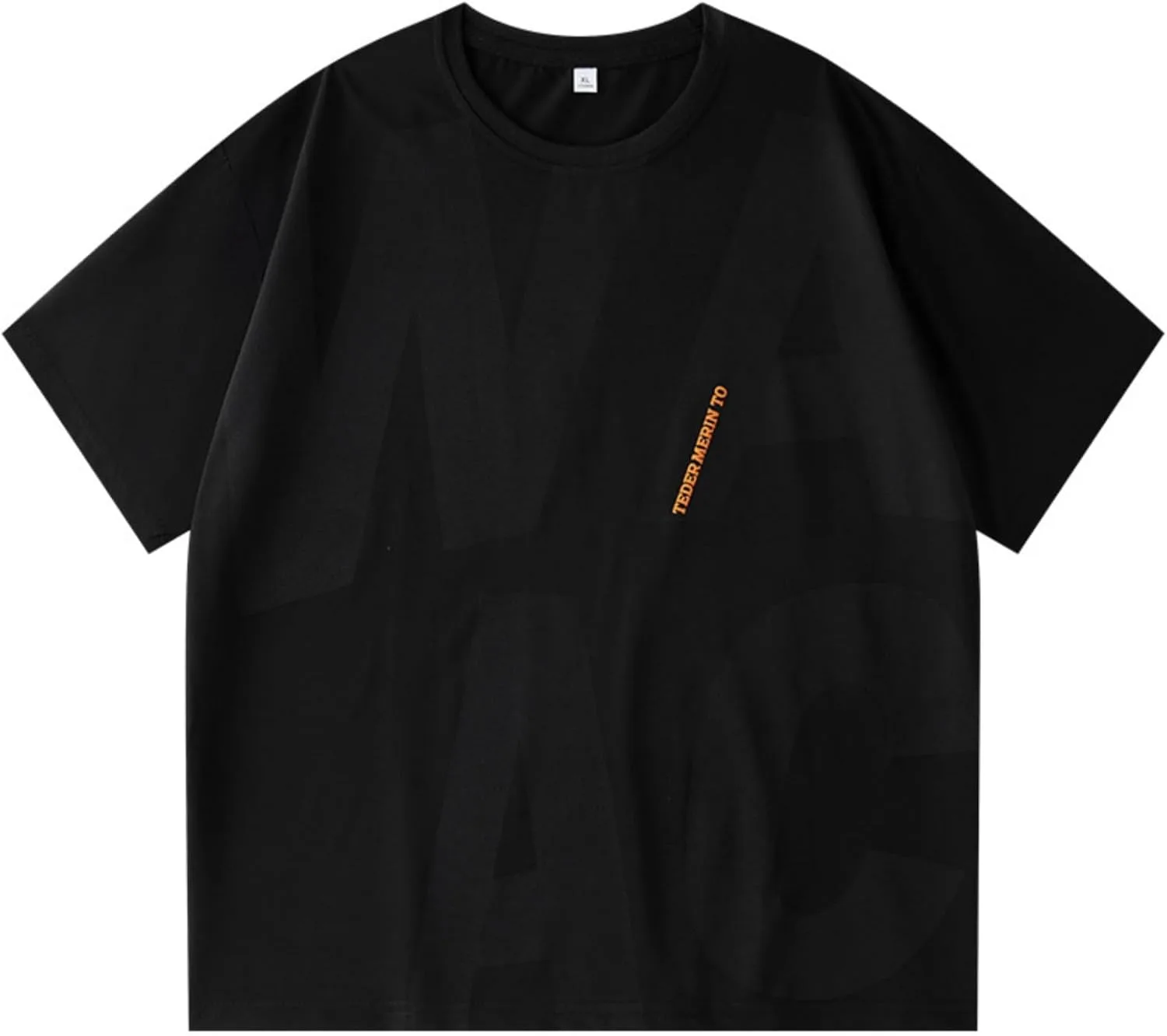 

Мужская футболка с коротким рукавом и принтом, повседневная