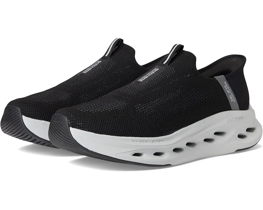 Кроссовки SKECHERS Hands Free Slip-ins Max Cushioning Glide-step Sneaker, Black/Gray
