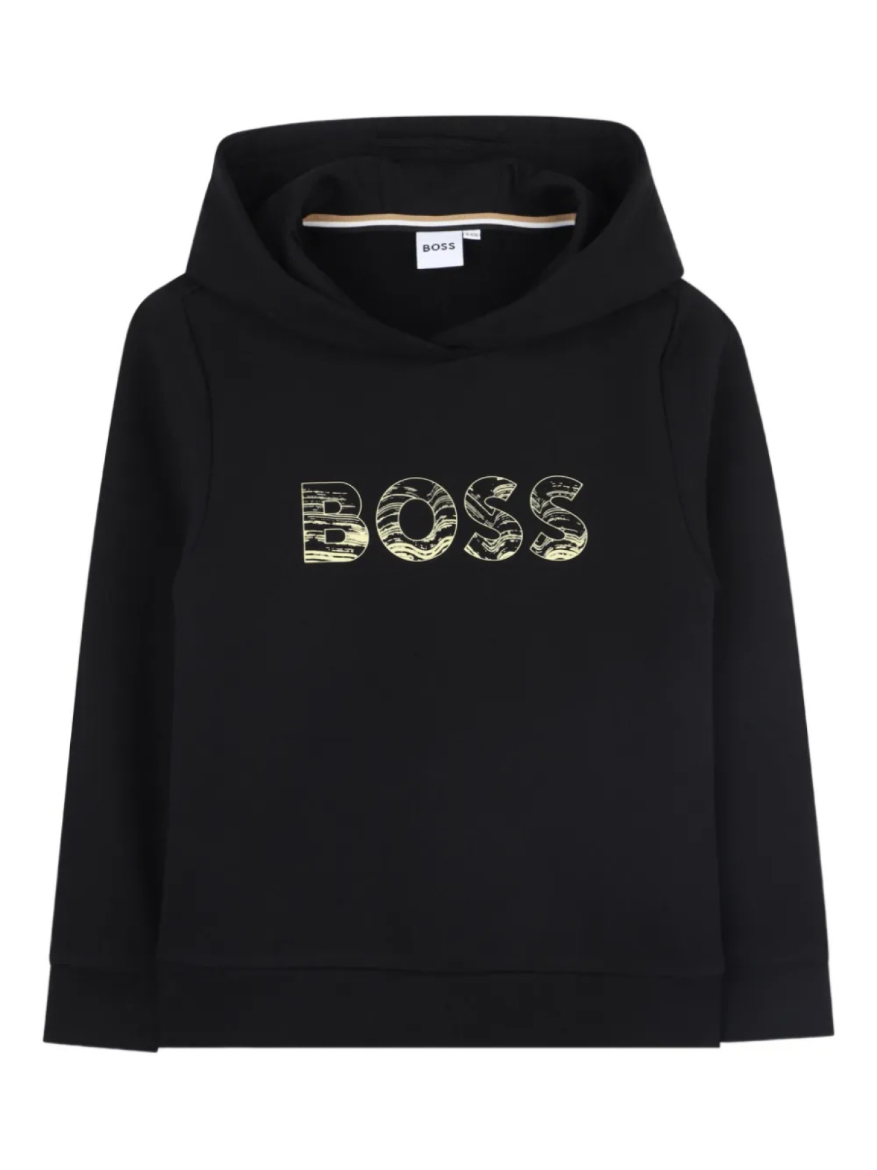 

BOSS Kidswear худи с логотипом, черный