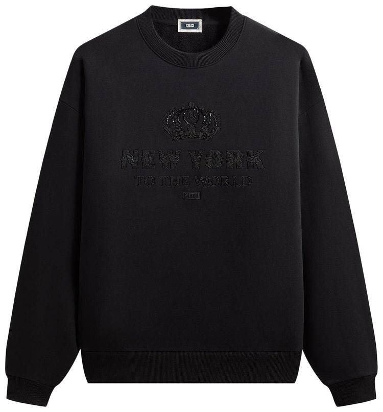 

Свитшот Kith New York To The World Crown Crewneck, черный