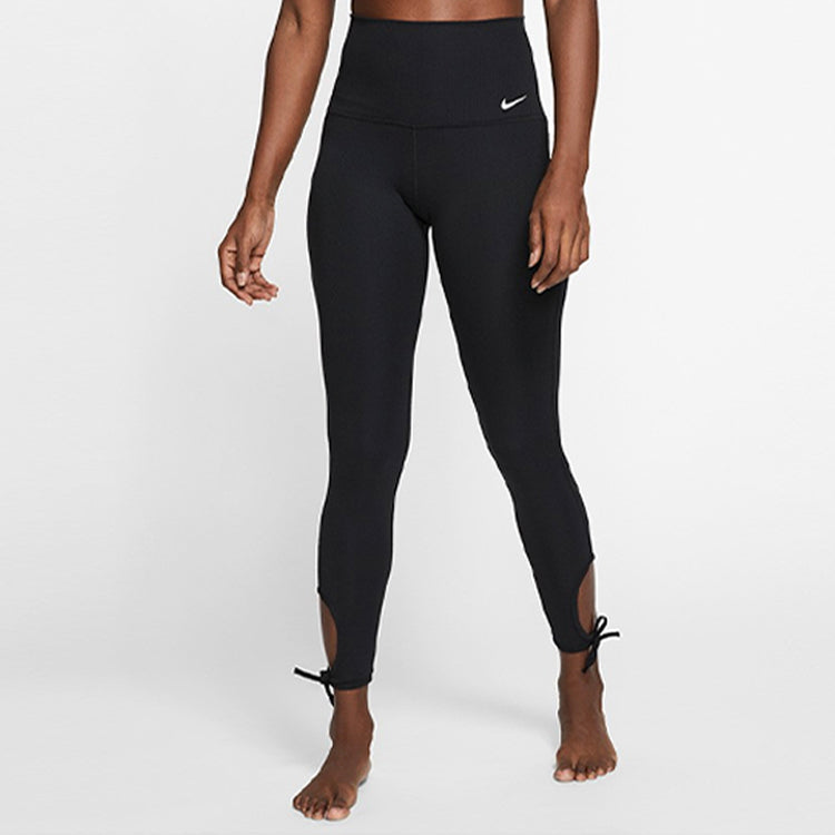 Леггинсы (WMNS) Nike Leggings 'Black', черный — фото 2
