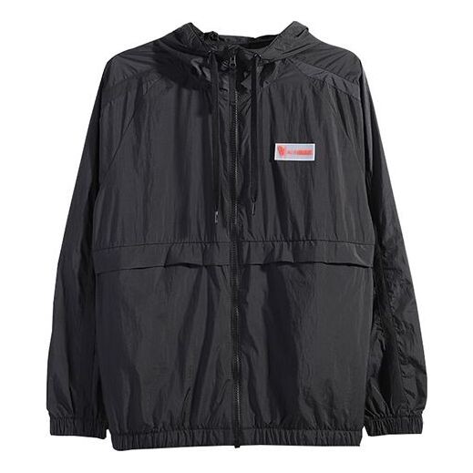 

Толстовка Nike Windproof Running Training Men's Hats Jacket Black, черный