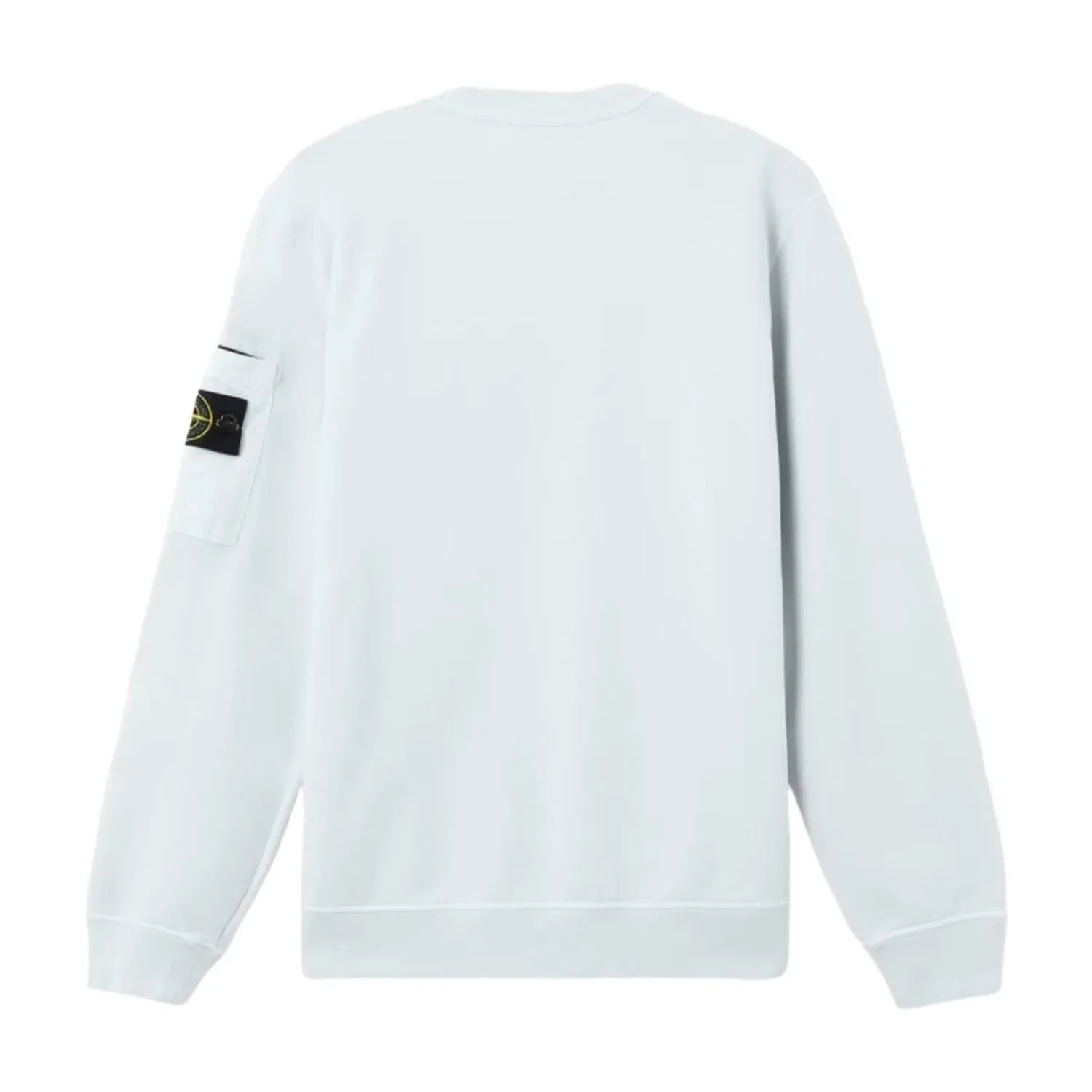 Толстовка с карманом и круглым вырезом Stone Island, синий — фото 2