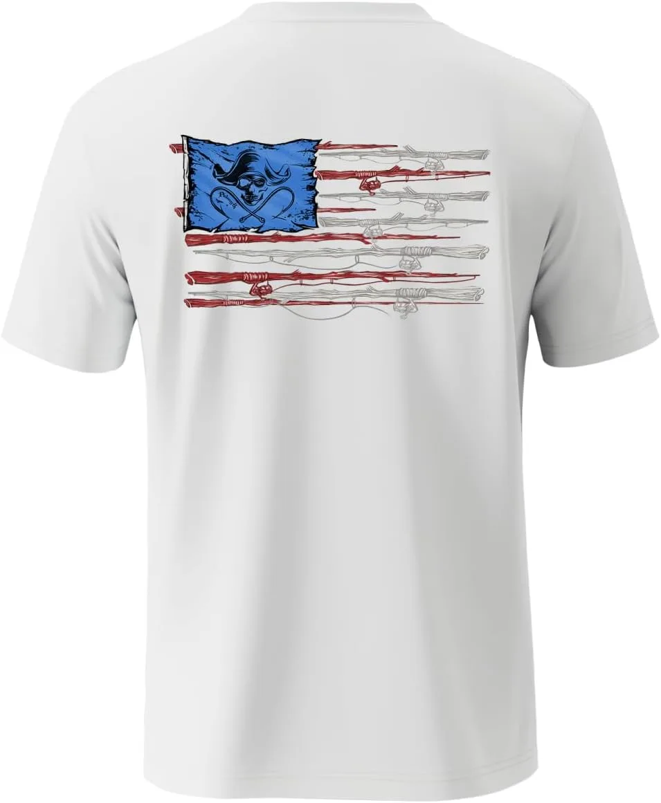 

Palmyth мужская рыболовная рубашка с защитой от солнца UPF 50+, короткий рукав, быстросохнущая