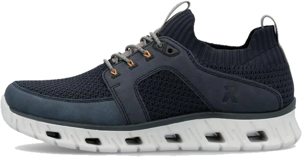 Мужские низкие кроссовки Rieker 04351, Blue 14