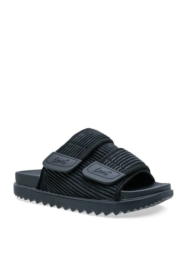Мужские сандалии, slip-on, искусственная кожа, модель 260141280 Louis Cuppers, черный — фото 2