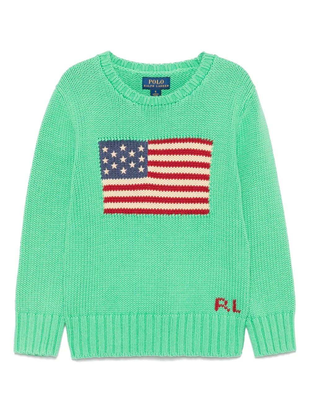 

Джемпер The Iconic Flag POLO RALPH LAUREN KIDS, зеленый