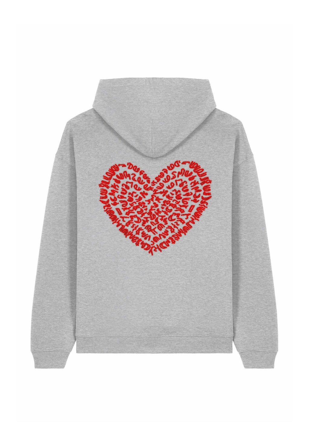 

Толстовка с капюшоном CORAZON BACK EMBROIDERY - Sweatshirt Mira Paris, пятнистый серый