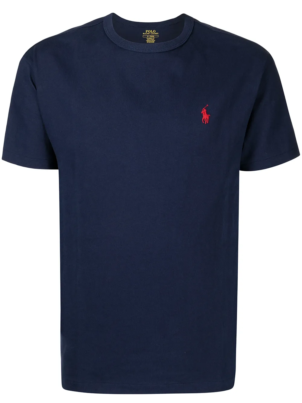 

Футболка с вышитым логотипом POLO RALPH LAUREN, синий