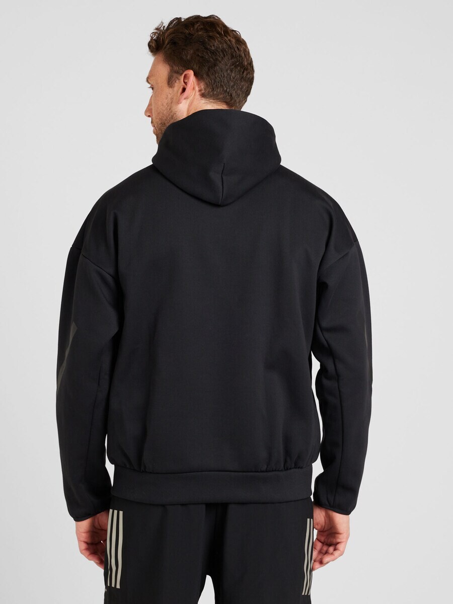Свитер с капюшоном на молнии ADIDAS SPORTSWEAR Athletic Sweatshirt Z.N.E., черный — фото 4