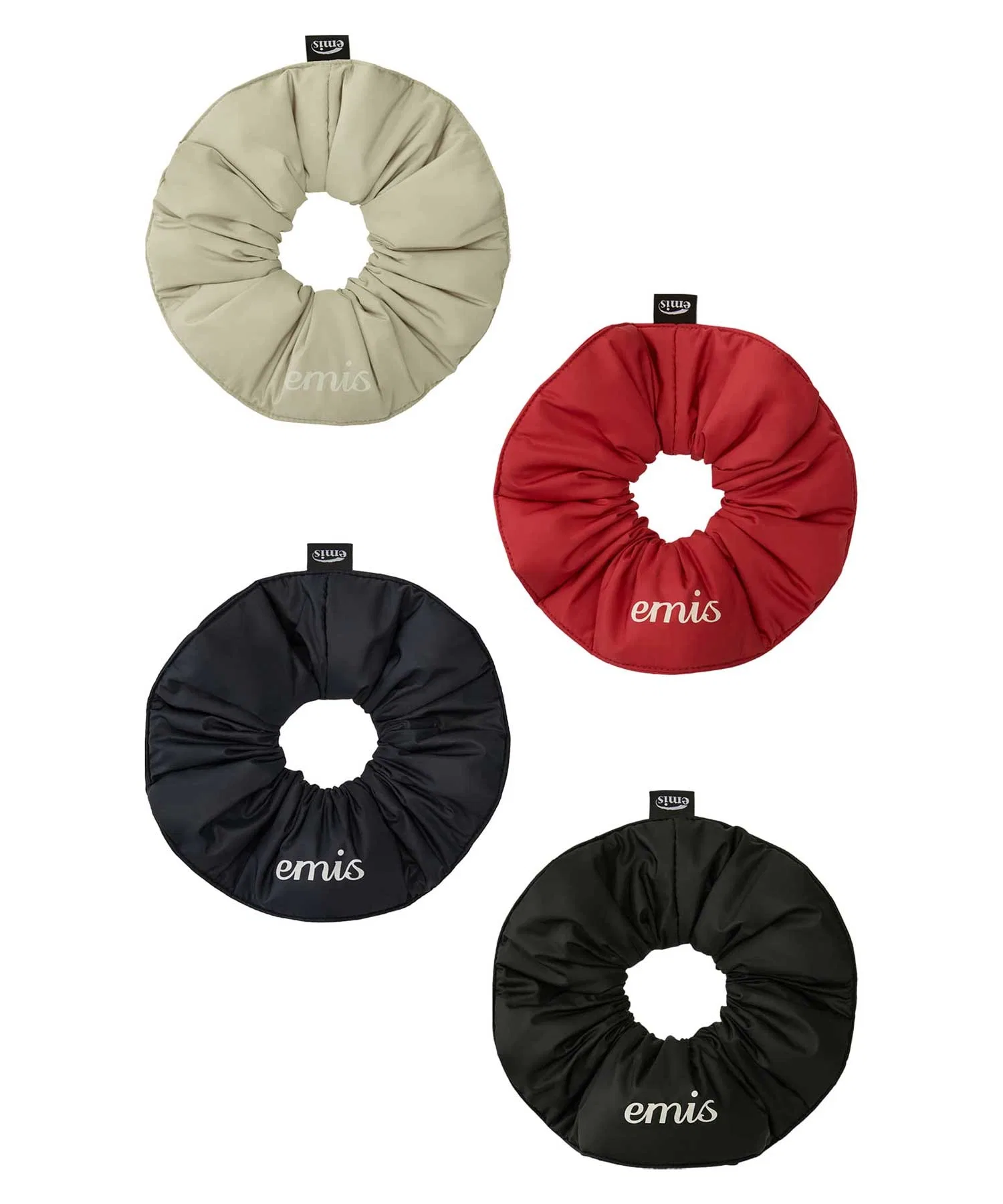 Резинка для волос Padded Scrunchie EMIS красный — фото 2