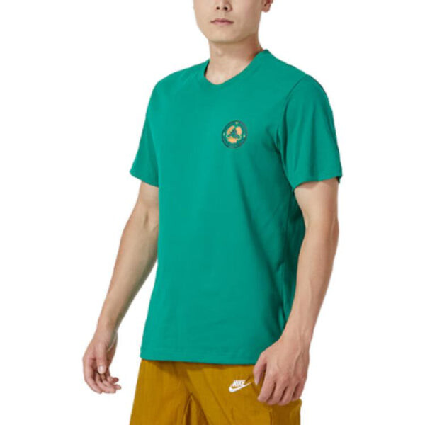 Футболка giannis dri fit Nike, зеленый — фото 2