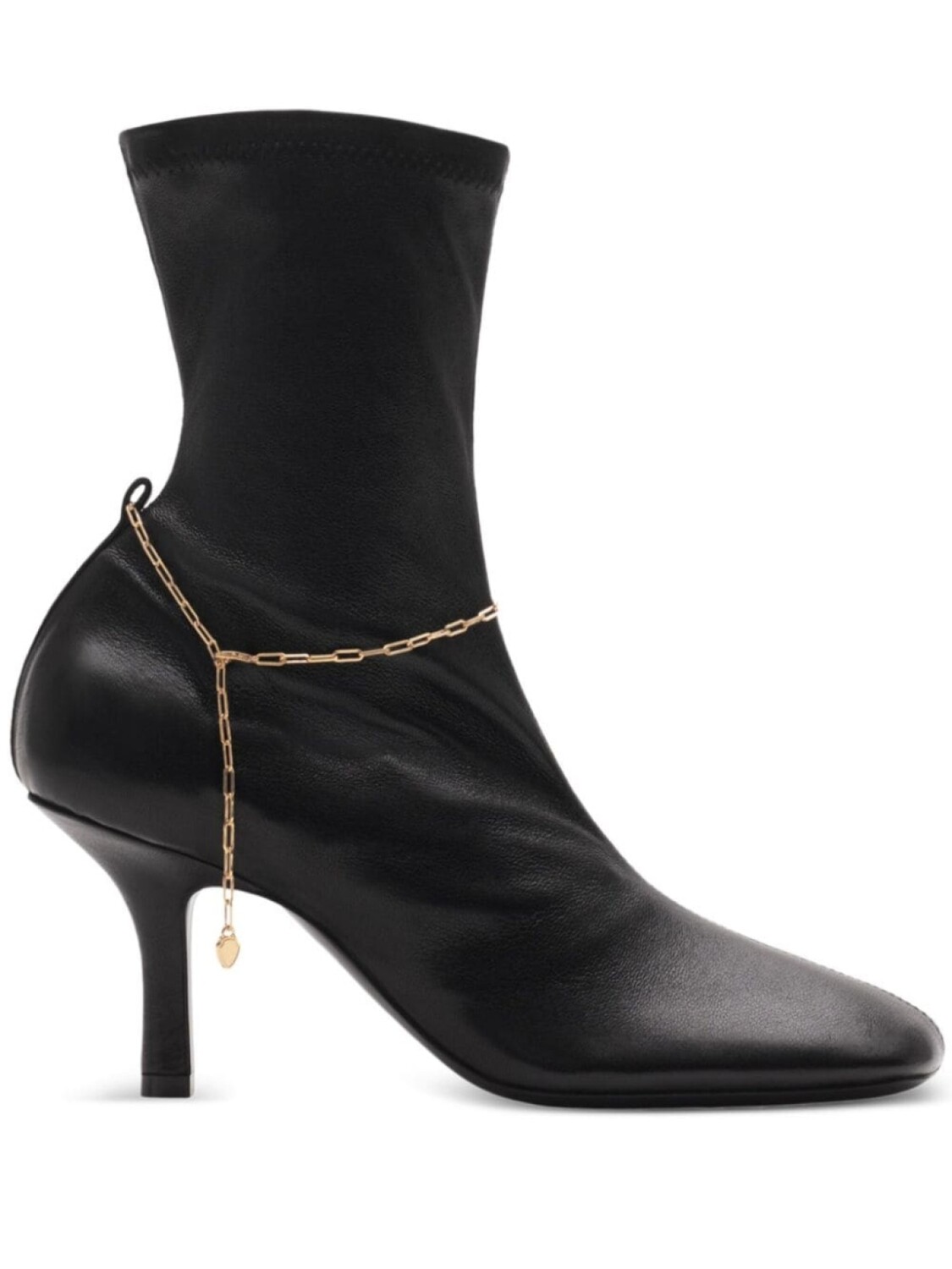 Burberry 75 мм облегающие ботинки Slinky Legging, черный
