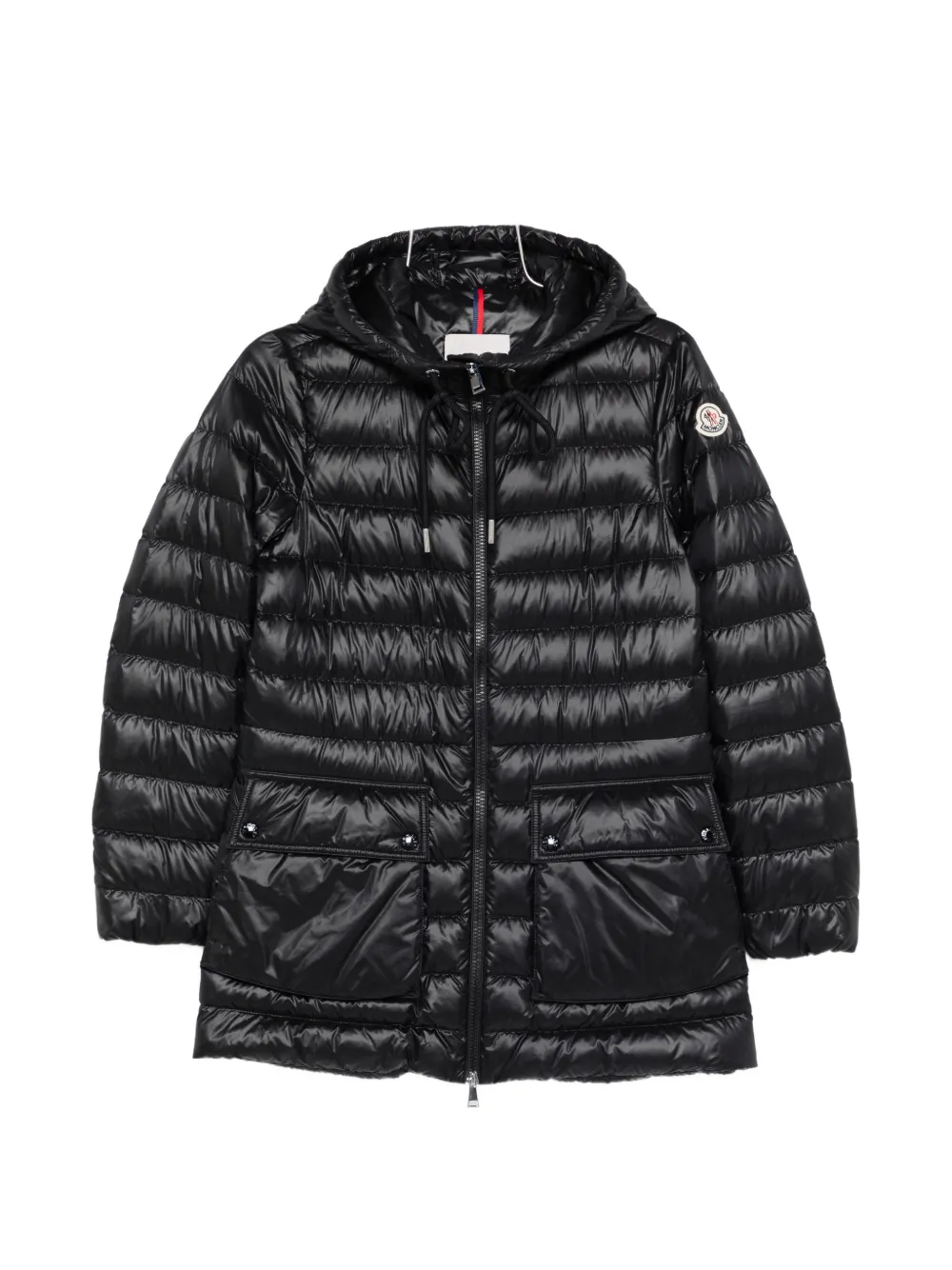

Куртка Jasmin с капюшоном и карманами Moncler, черный