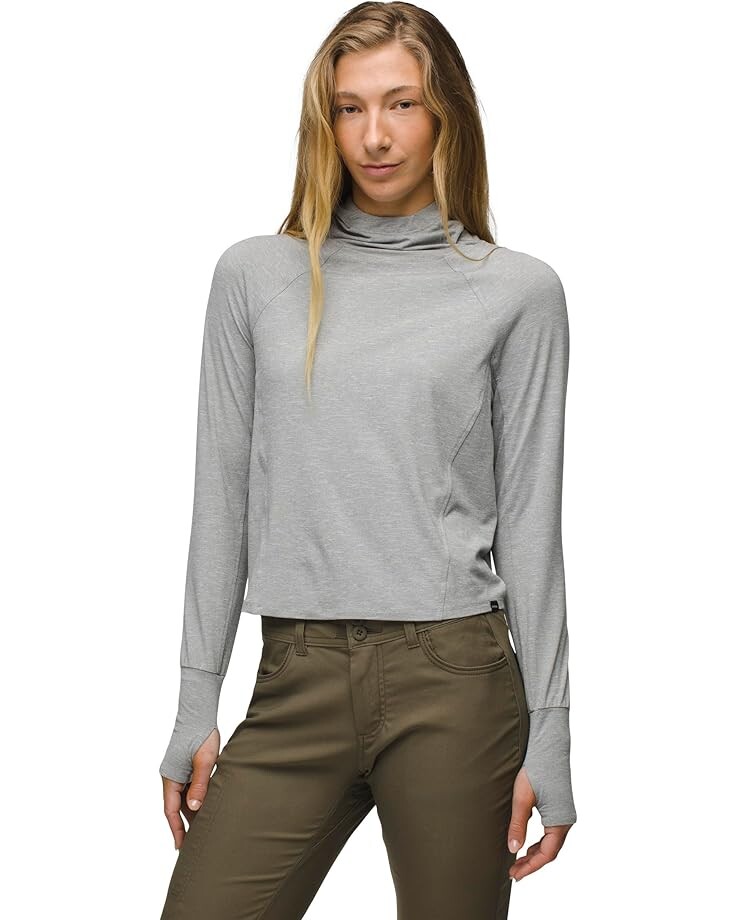 

Худи Prana Sol Searcher Sun Hoodie, цвет Heather Grey