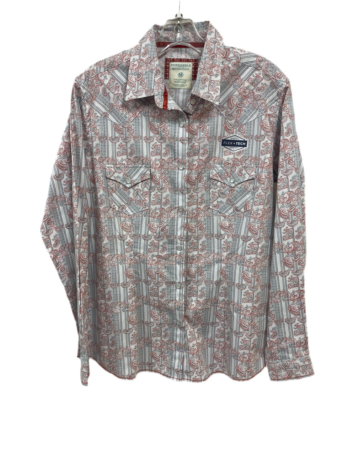 

Женская рубашка с длинным рукавом на кнопках в мультицвете Panhandle