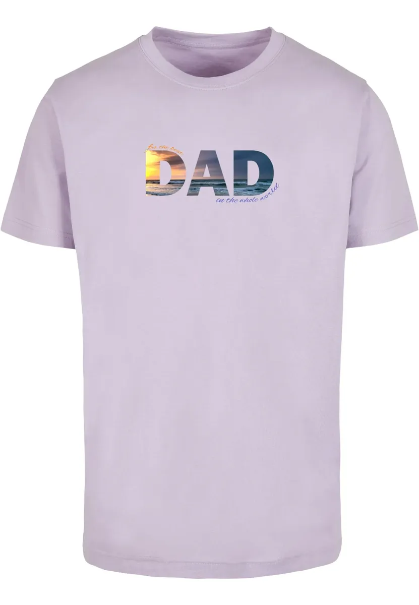 

Футболка Merchcode "Мужская футболка Merchcode For The Best Dad с круглым вырезом", цвет Lilac
