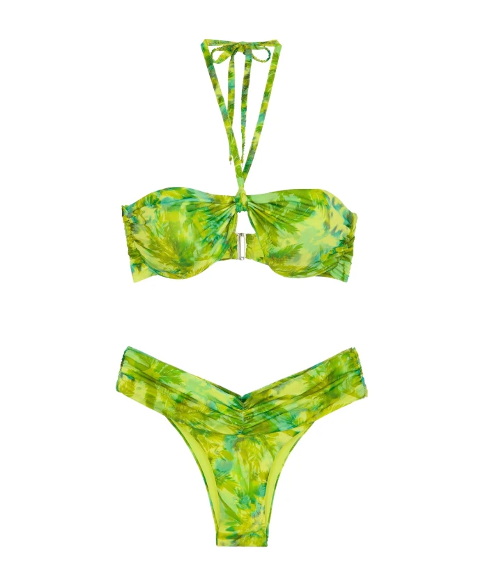 

Бикини Бандо и однотонные американские трусы на закате. F**K, мультиколор