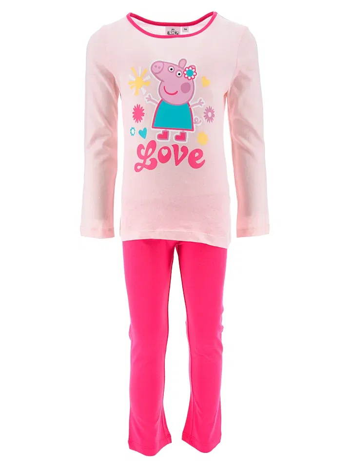 Пижама хлопковая Peppa Pig, розовый