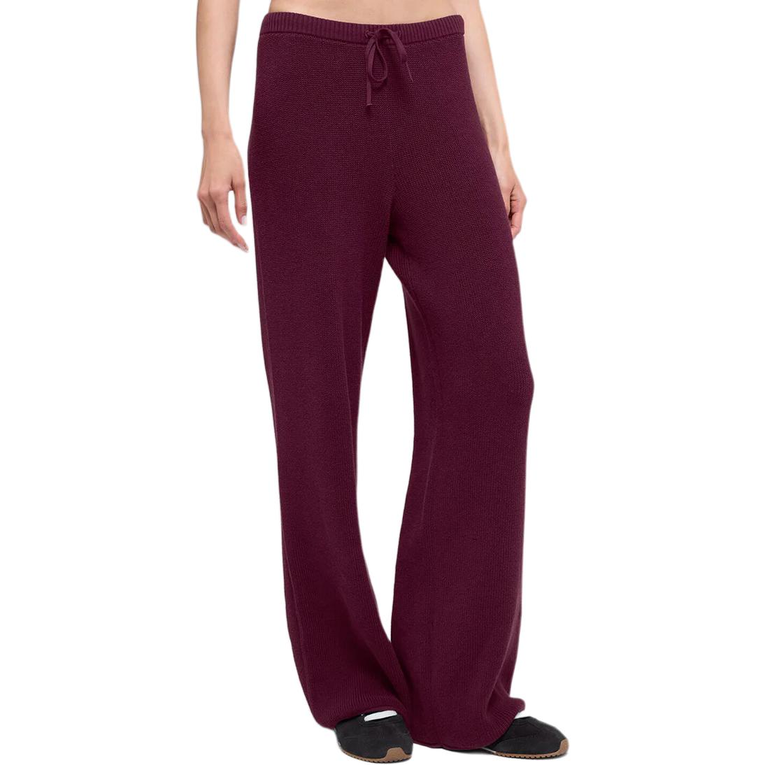 

Повседневные брюки для женщин Moderate Straight Fit Alo Yoga, бордовый красный/бордовый