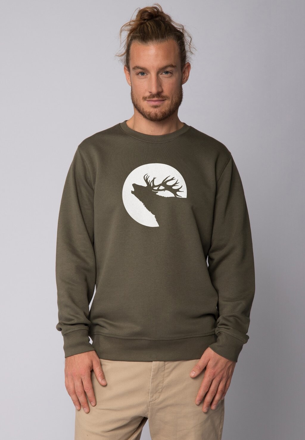 

Толстовка RÖHRENDER HIRSCH watapparel, хаки