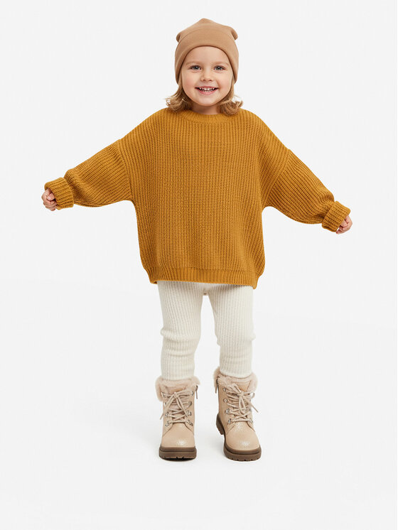 Туфли на шнуровке CEO-CI12-POINT-10A Lasocki Kids, золотой — фото 2