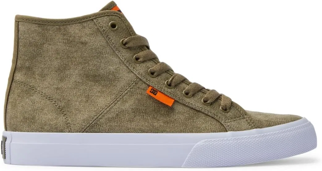 Мужские высокие кроссовки DC Shoes - Hightop Shoes for MenSneaker, Washed Olive — фото 2