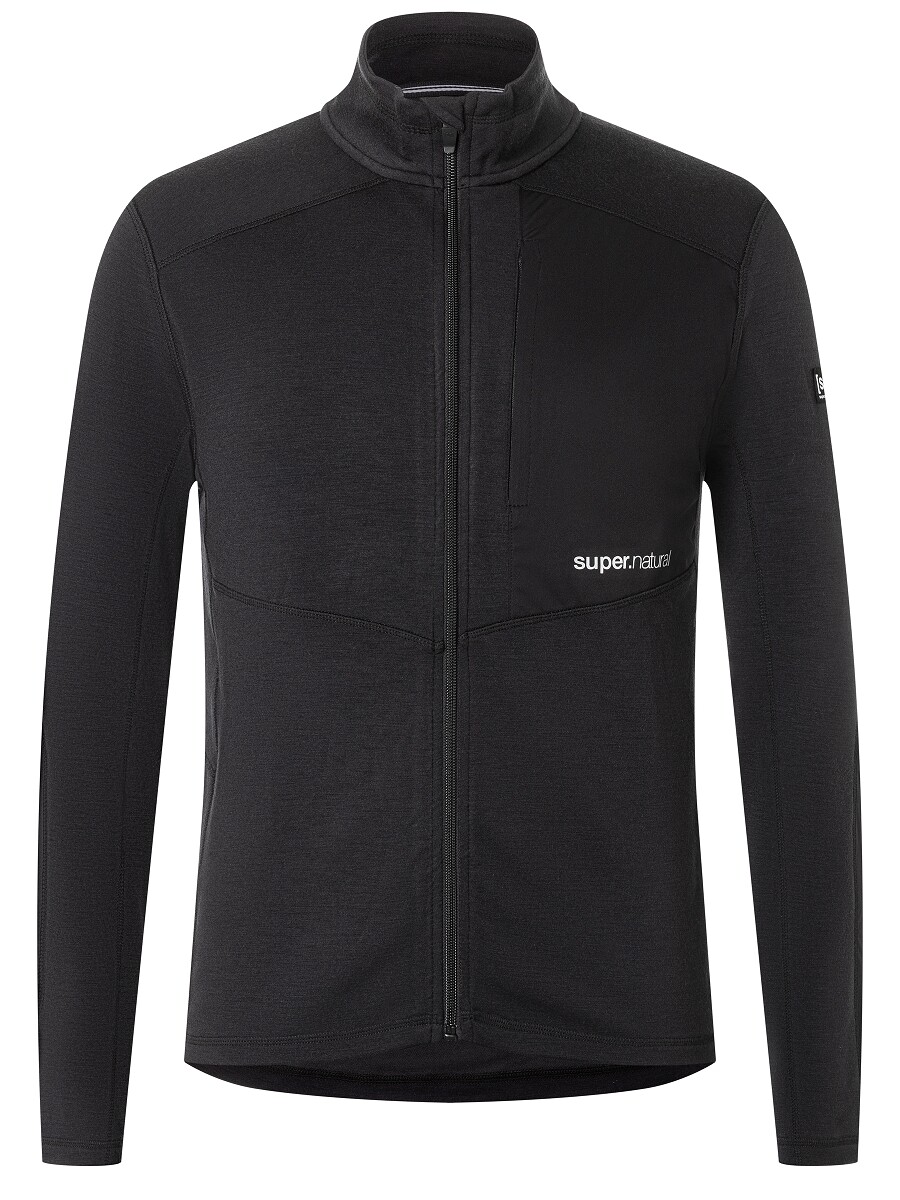 

Куртка super.natural Merino Jacke, черный