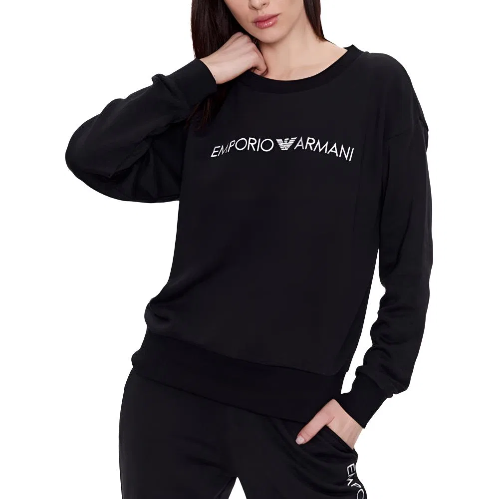 Толстовка женская FW23 Black EMPORIO ARMANI