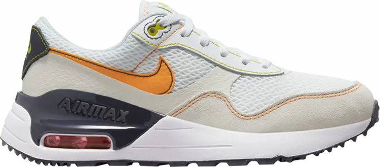 

Кроссовки Air Max SYSTM GS 'White Vivid Orange', белый