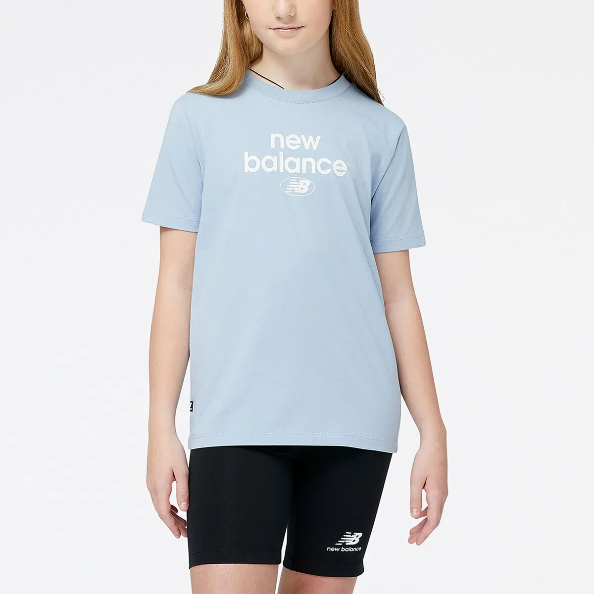 

Essentials New Balance Детская футболка, серо-голубой