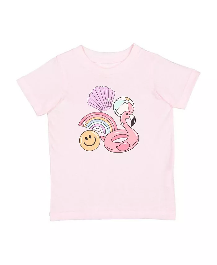 

Футболка с коротким рукавом для девочек Summer Fun Sweet Wink, розовый