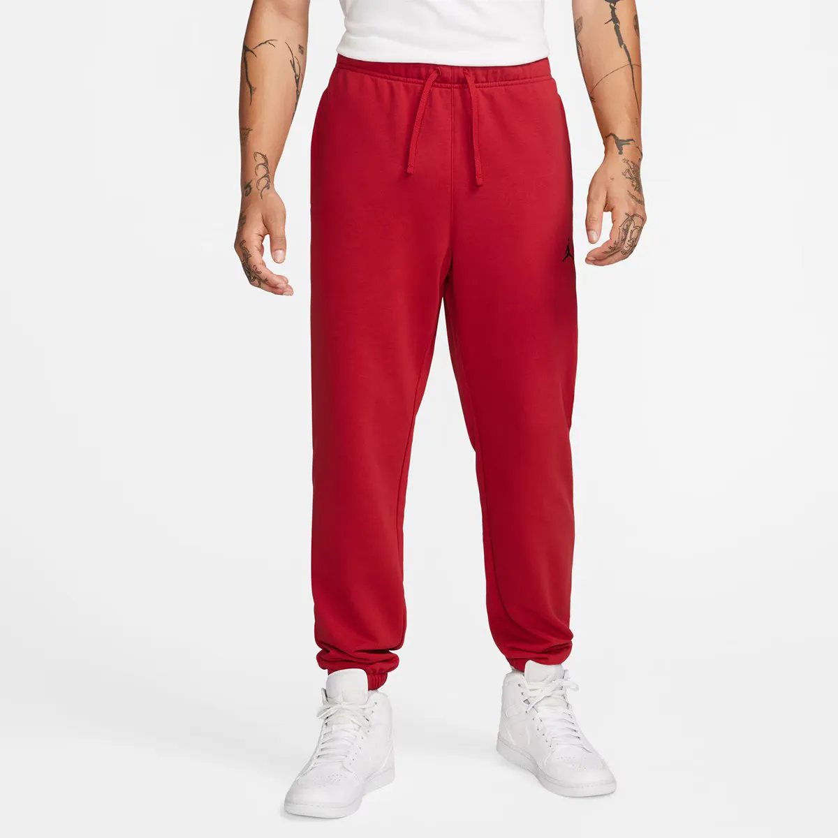 

Мужской спортивный кроссовер флисовые брюки Jordan Nike, красный
