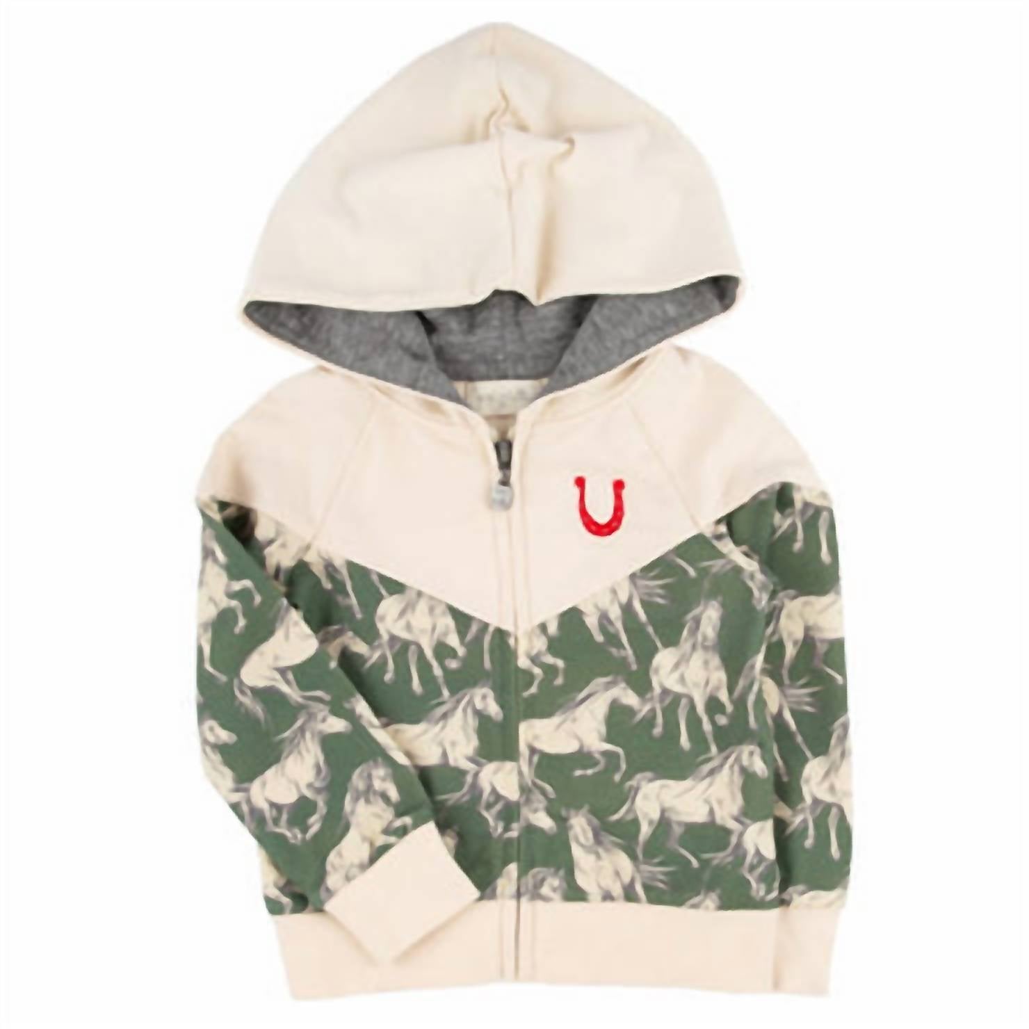 

Miki Miette Детская толстовка с длинными рукавами Kids Ever зеленого цвета