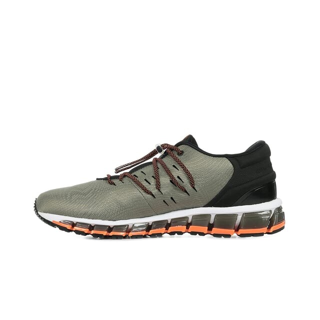 Мужские кроссовки Gel Quantum 360 4 светло-серые/коричневые Asics, серый — фото 4
