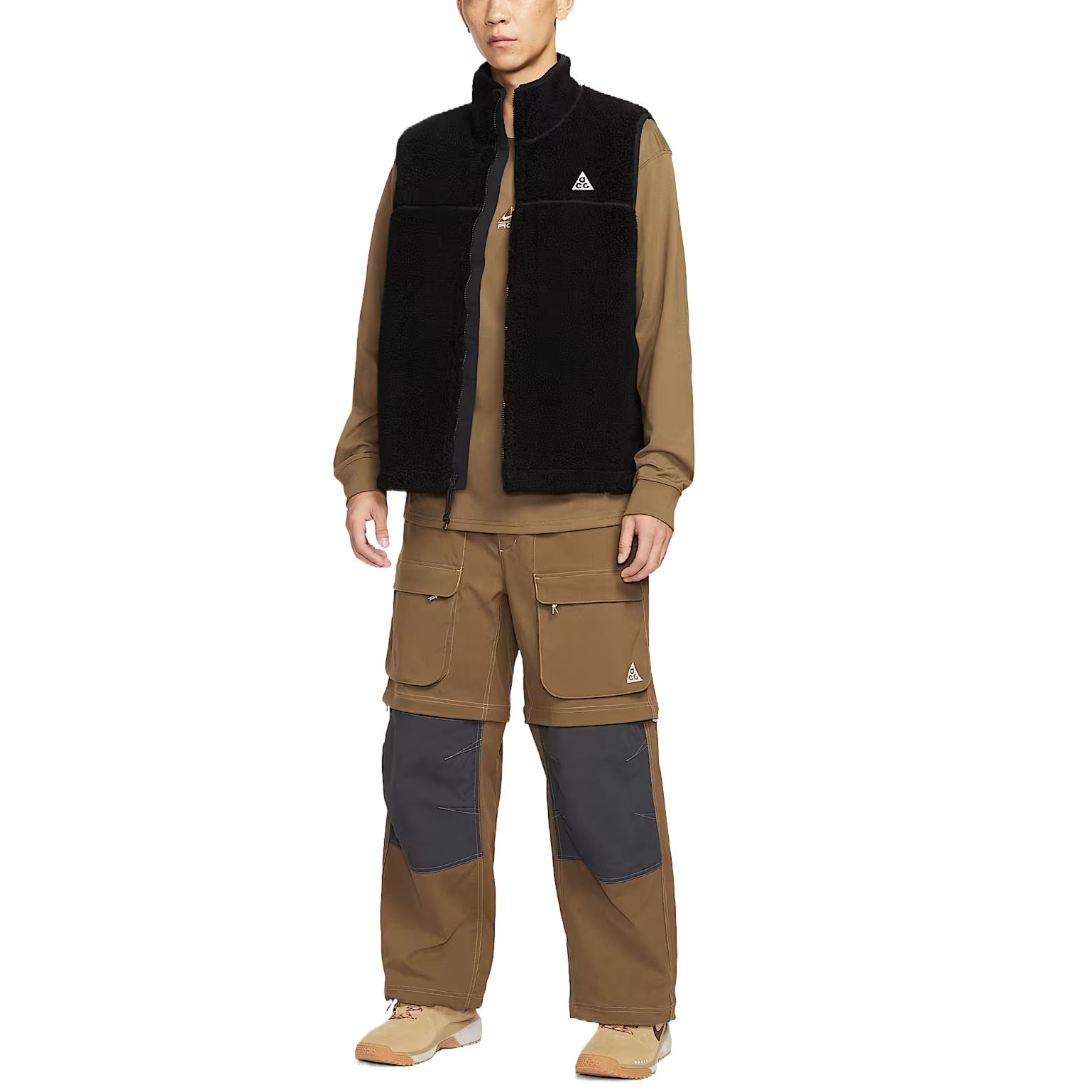 Nike Футболка ACG 'Lungs' мужская moss wood brown — фото 4