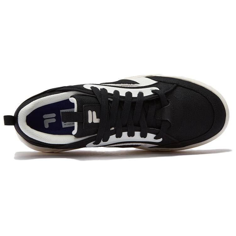 Кроссовки FILA FUSION BANK DX Skateboarding Shoes Men Low-top Black/White, черный/белый — фото 3