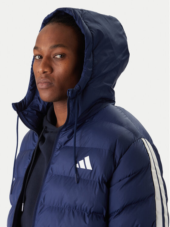 Зимняя куртка regular fit Essentials Climawarm 3-Stripes JX7771 Adidas, синий — фото 4