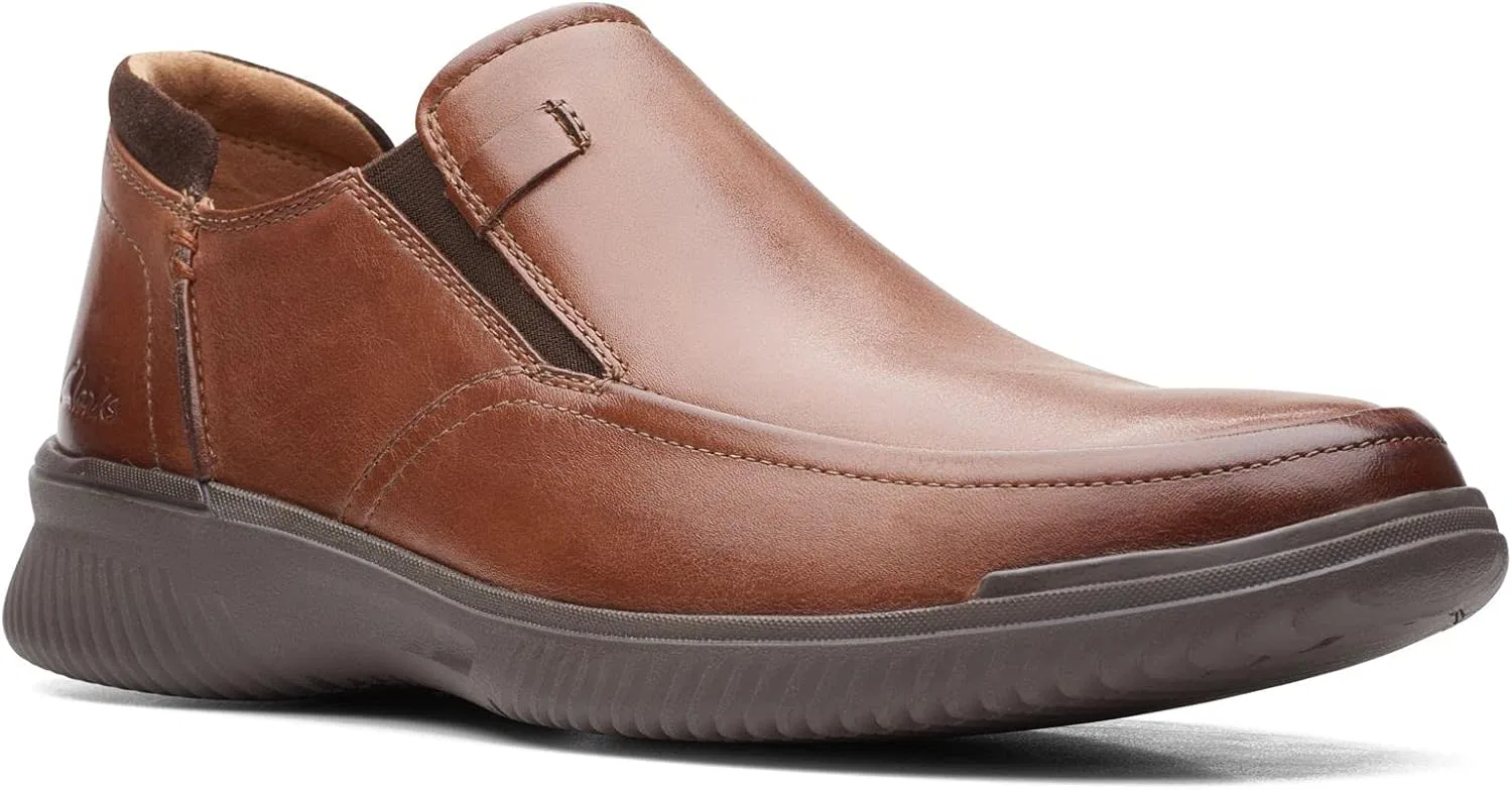 Лоферы Clarks Donaway Step, темно-коричневая кожа