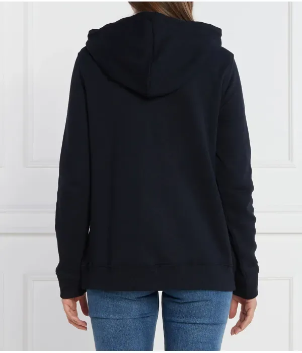 Толстовка HILFIGER SCRIPT DW5 regular fit Tommy Hilfiger, темно-синий — фото 4