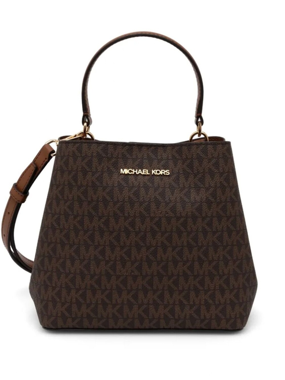 

Двухсторонняя сумочка с монограммой Michael Michael Kors, коричневый