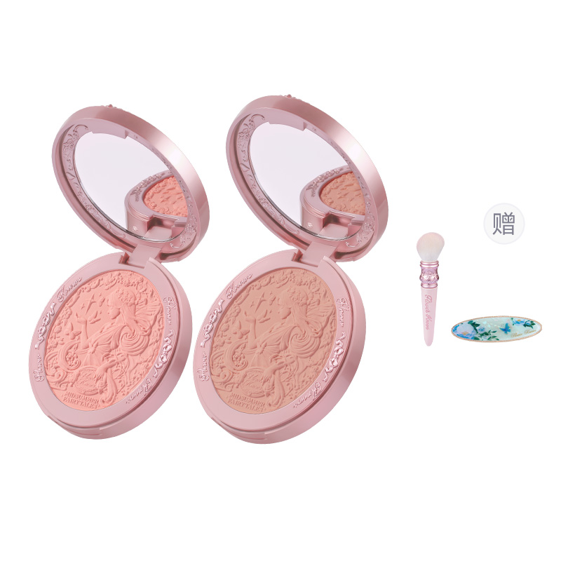 

FlowerKnows Midsummer Night Collection тональная пудра Cashmere Embossed Blush натуральный матовый эффект без макияжа матовое покрытие 2 шт Flower Knows