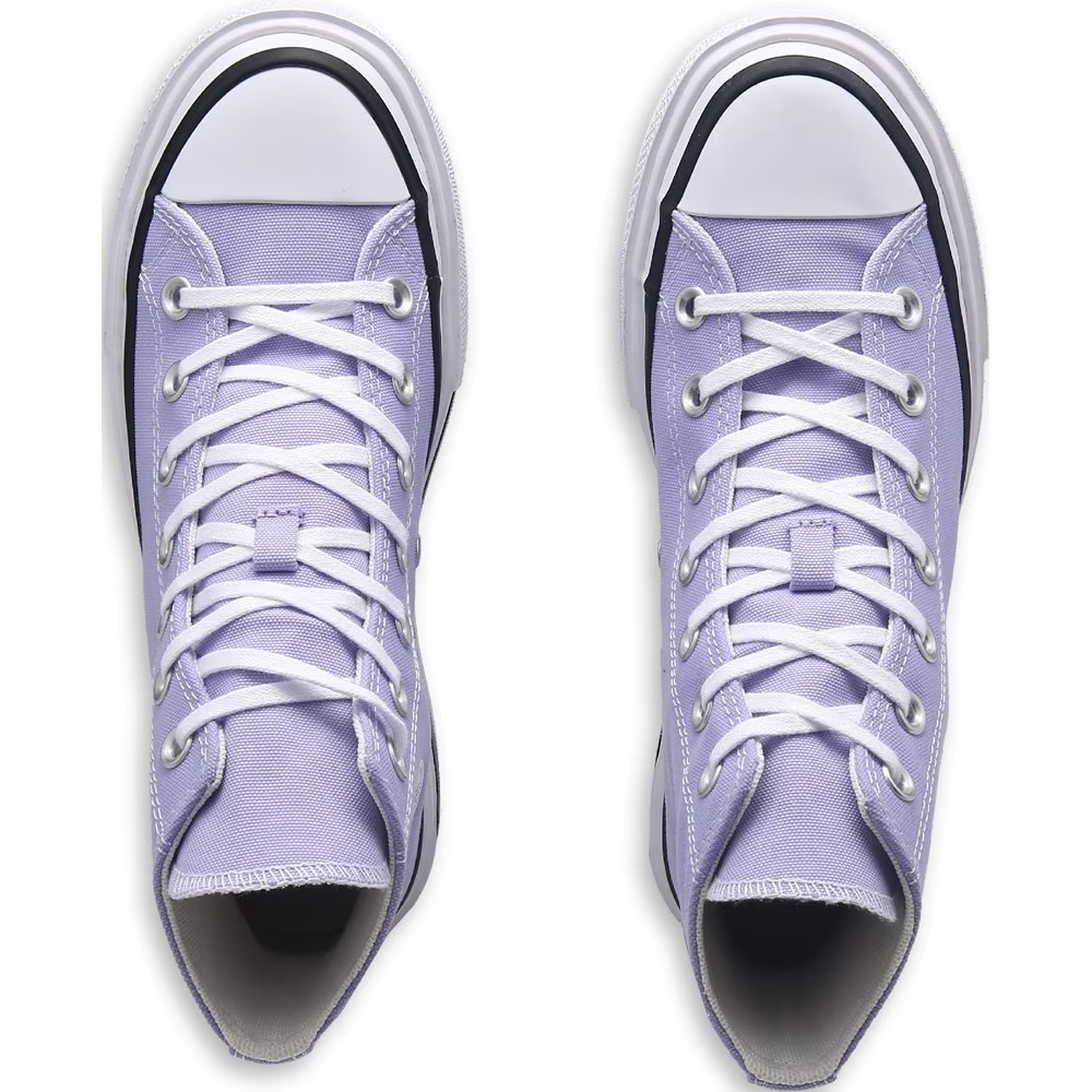Кеды на двойной платформе Chuck Taylor Lift Double Stack High Top от Converse, purple violet heat — фото 4