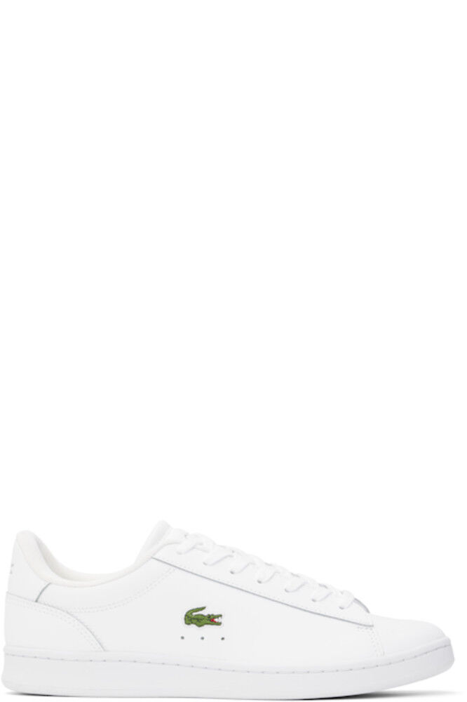 

Белые кожаные кроссовки Carnaby Set Lacoste