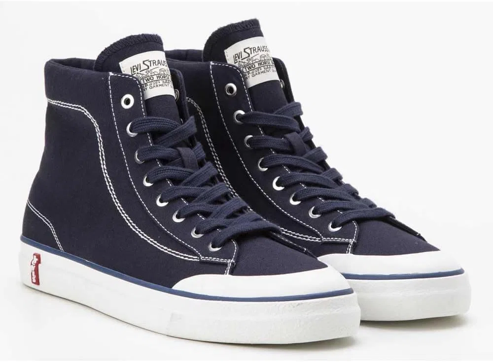 Кроссовки Levi's Herren LS2 Mid Street, Navy Blue — фото 3