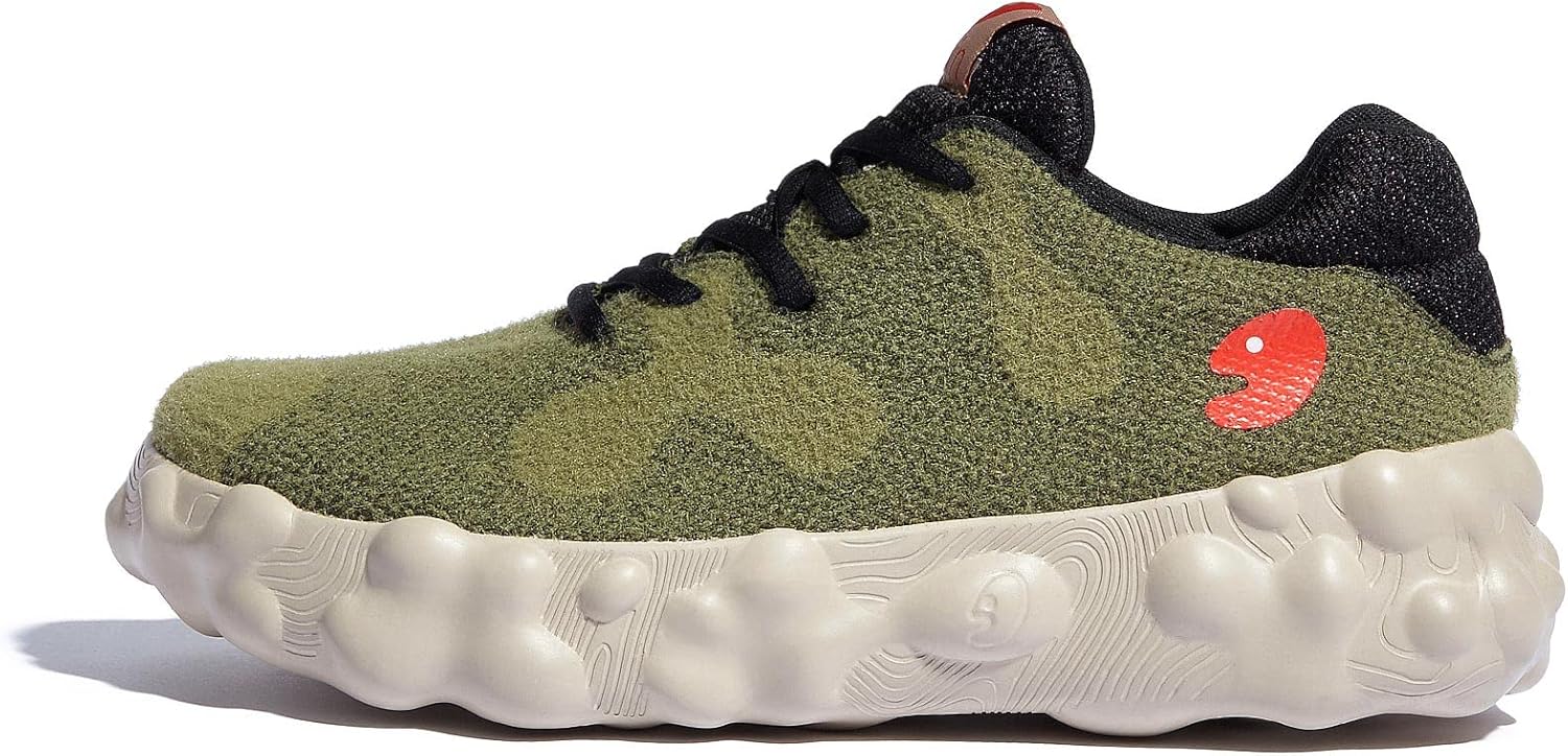 

Мужские прогулочные туристические туфли UIN, слипоны, повседневные, легкие, с широкой носочной частью, массивные модные кроссовки Figueras, оливковый