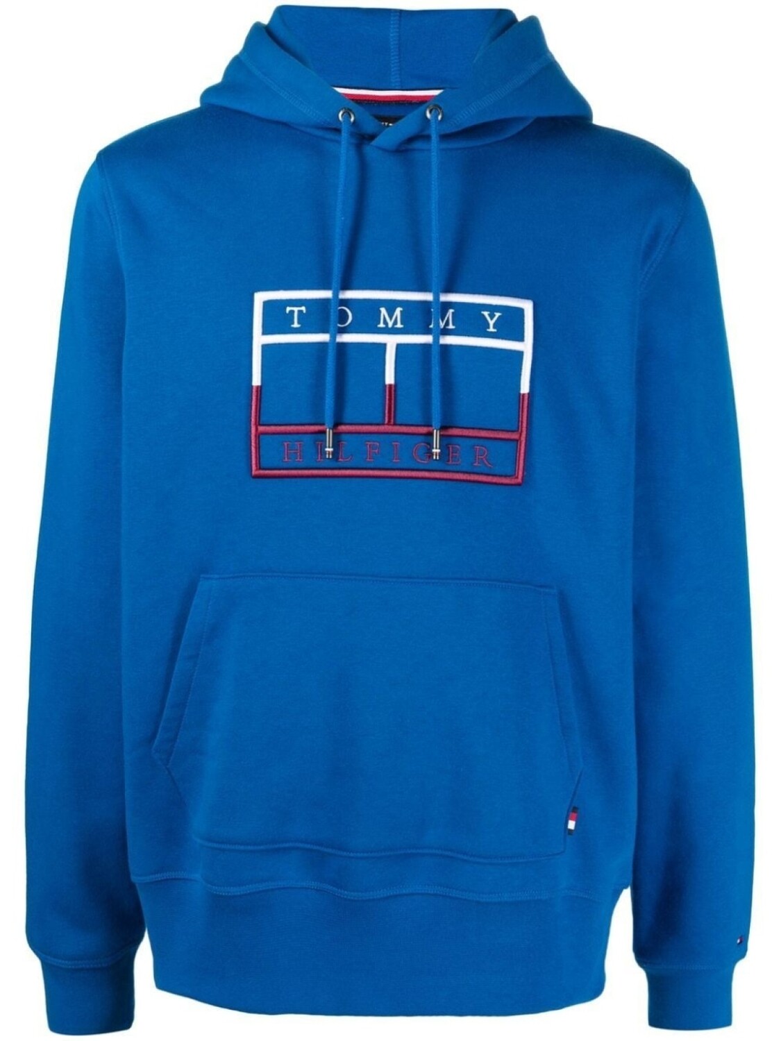 

Tommy Hilfiger худи с нашивкой-логотипом, синий