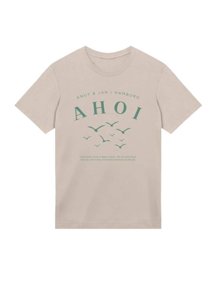 

Футболка Ahoy Seagull Кнут и Ян в песке F4NT4STIC