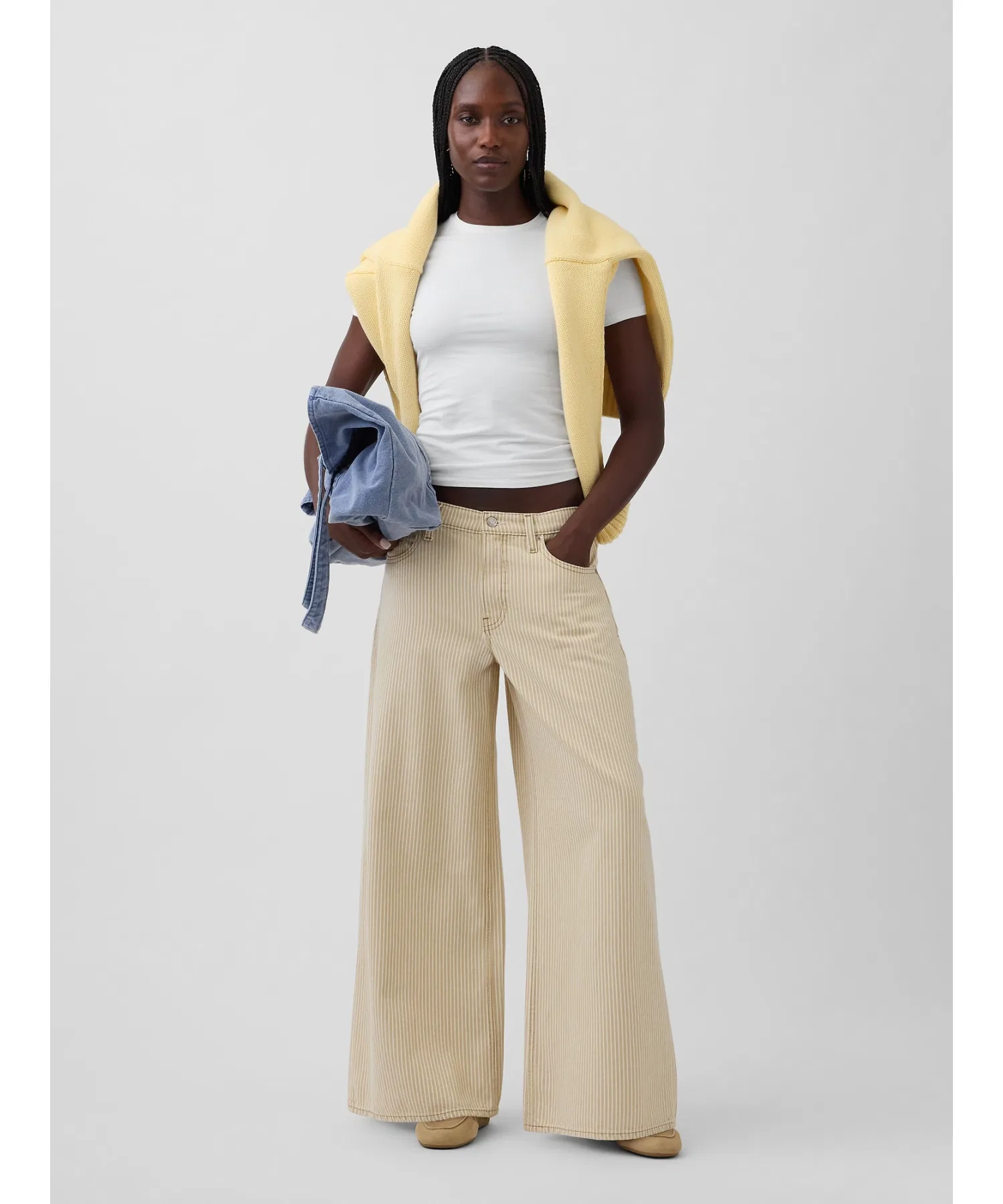 Джинсы Low Lang Stripe Super Baggy Denim — фото 2
