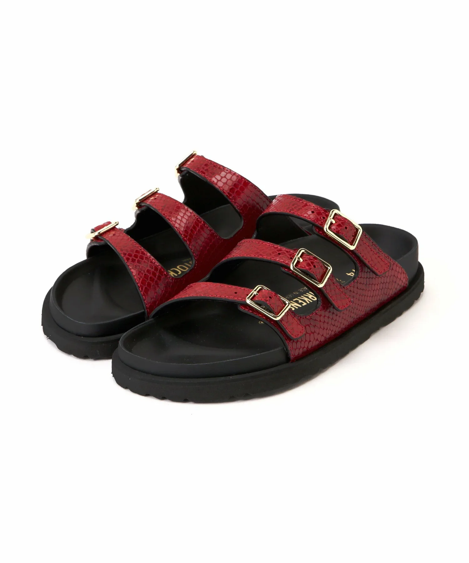 Сандалии Birkenstock 1774/Birkenstock 1774/Florida Lined 1774 Garden Tokyo, Red